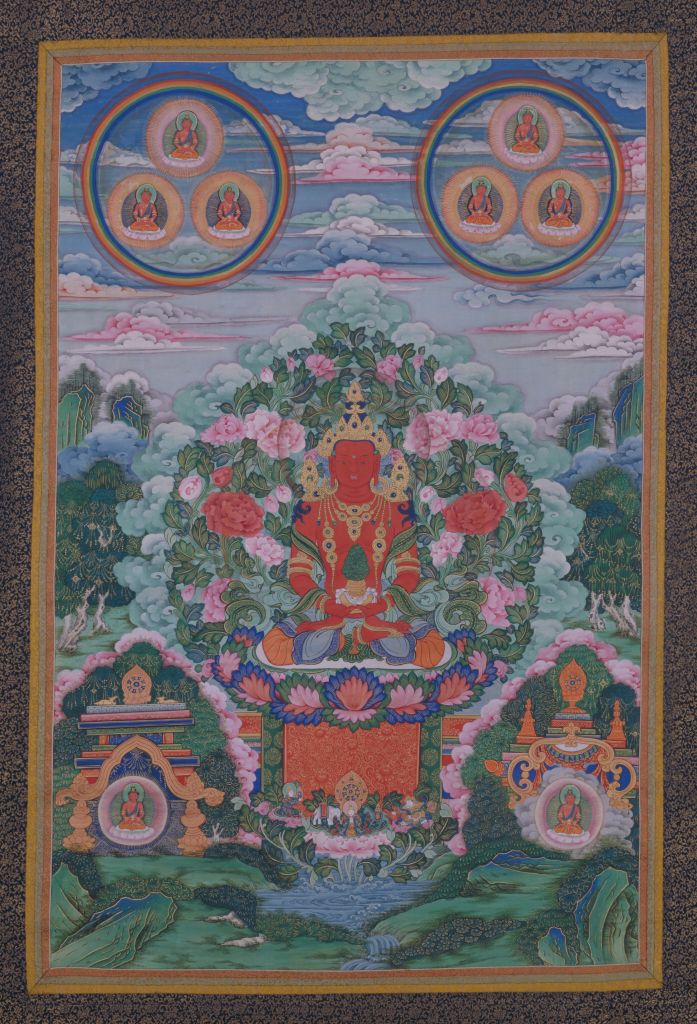 图片[1]-Amitabha Thangka-China Archive